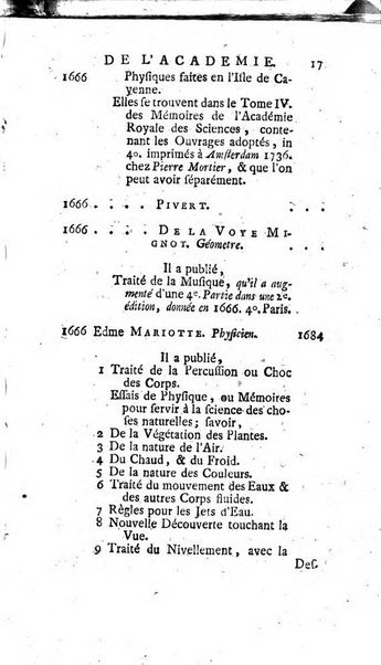 Histoire de l'Académie royale des sciences avec les Mémoires de mathematique & de physique, pour la même année, tires des registres de cette Académie.