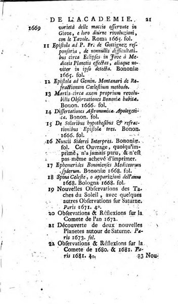 Histoire de l'Académie royale des sciences avec les Mémoires de mathematique & de physique, pour la même année, tires des registres de cette Académie.