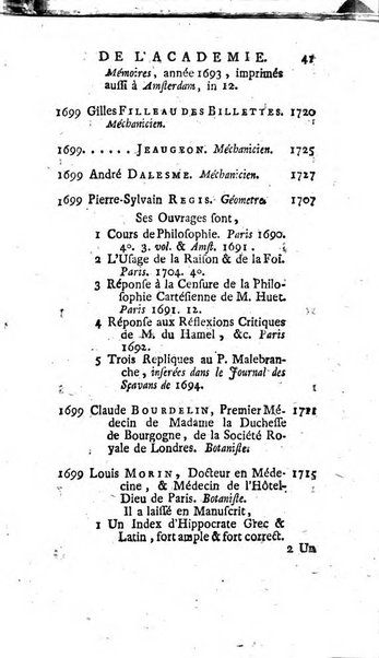 Histoire de l'Académie royale des sciences avec les Mémoires de mathematique & de physique, pour la même année, tires des registres de cette Académie.