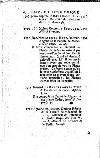 Histoire de l'Académie royale des sciences avec les Mémoires de mathematique & de physique, pour la même année, tires des registres de cette Académie.