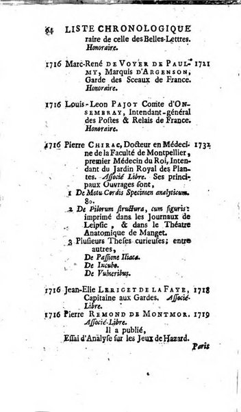 Histoire de l'Académie royale des sciences avec les Mémoires de mathematique & de physique, pour la même année, tires des registres de cette Académie.