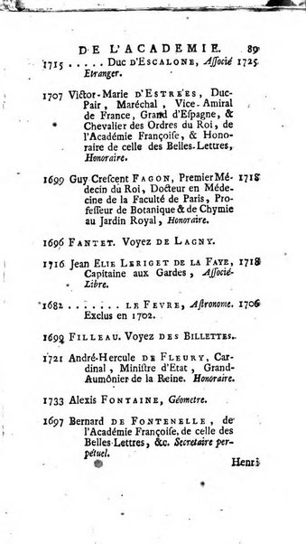 Histoire de l'Académie royale des sciences avec les Mémoires de mathematique & de physique, pour la même année, tires des registres de cette Académie.