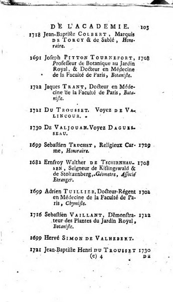 Histoire de l'Académie royale des sciences avec les Mémoires de mathematique & de physique, pour la même année, tires des registres de cette Académie.