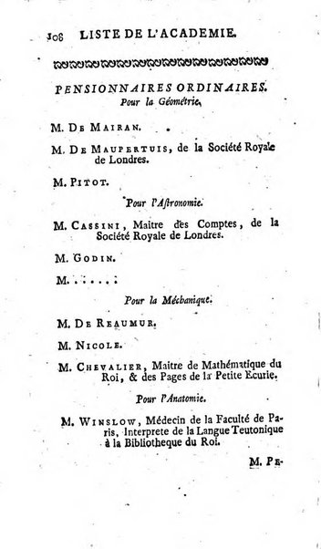 Histoire de l'Académie royale des sciences avec les Mémoires de mathematique & de physique, pour la même année, tires des registres de cette Académie.