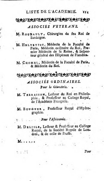 Histoire de l'Académie royale des sciences avec les Mémoires de mathematique & de physique, pour la même année, tires des registres de cette Académie.