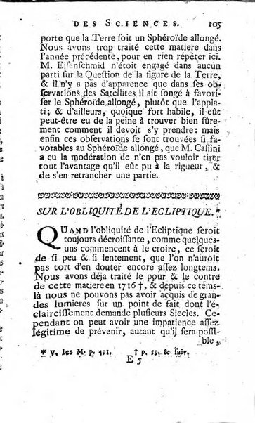 Histoire de l'Académie royale des sciences avec les Mémoires de mathematique & de physique, pour la même année, tires des registres de cette Académie.