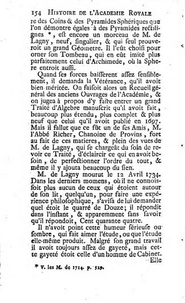 Histoire de l'Académie royale des sciences avec les Mémoires de mathematique & de physique, pour la même année, tires des registres de cette Académie.