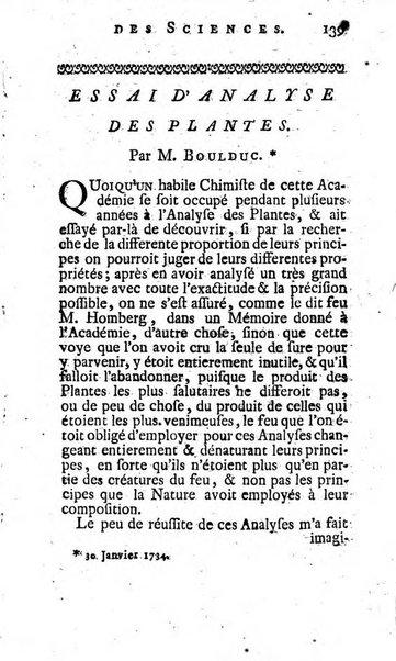 Histoire de l'Académie royale des sciences avec les Mémoires de mathematique & de physique, pour la même année, tires des registres de cette Académie.