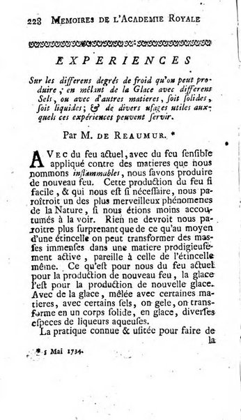 Histoire de l'Académie royale des sciences avec les Mémoires de mathematique & de physique, pour la même année, tires des registres de cette Académie.