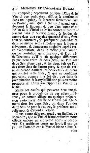 Histoire de l'Académie royale des sciences avec les Mémoires de mathematique & de physique, pour la même année, tires des registres de cette Académie.