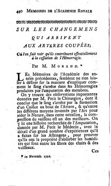 Histoire de l'Académie royale des sciences avec les Mémoires de mathematique & de physique, pour la même année, tires des registres de cette Académie.