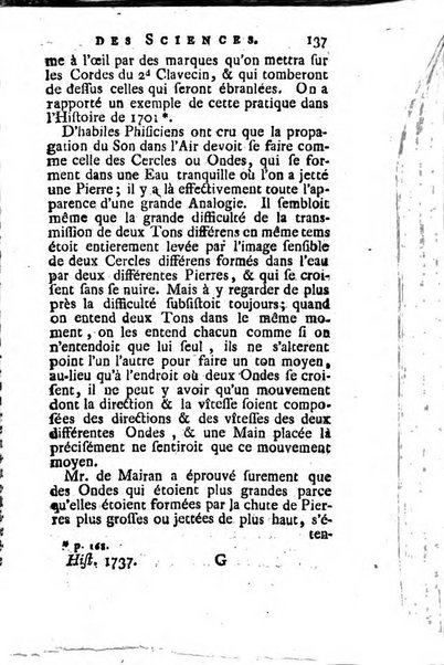 Histoire de l'Académie royale des sciences avec les Mémoires de mathematique & de physique, pour la même année, tires des registres de cette Académie.