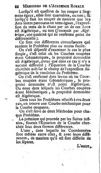 Histoire de l'Académie royale des sciences avec les Mémoires de mathematique & de physique, pour la même année, tires des registres de cette Académie.