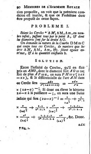 Histoire de l'Académie royale des sciences avec les Mémoires de mathematique & de physique, pour la même année, tires des registres de cette Académie.