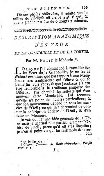 Histoire de l'Académie royale des sciences avec les Mémoires de mathematique & de physique, pour la même année, tires des registres de cette Académie.