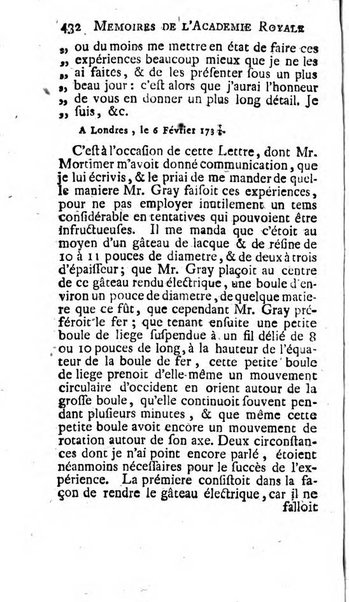 Histoire de l'Académie royale des sciences avec les Mémoires de mathematique & de physique, pour la même année, tires des registres de cette Académie.