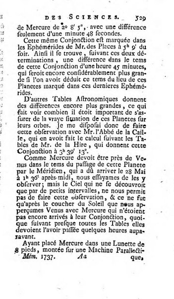 Histoire de l'Académie royale des sciences avec les Mémoires de mathematique & de physique, pour la même année, tires des registres de cette Académie.