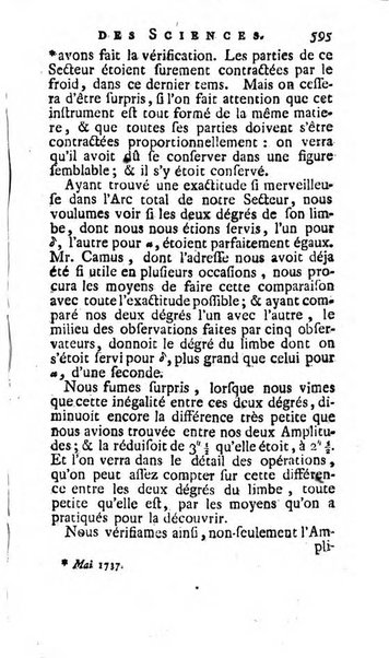 Histoire de l'Académie royale des sciences avec les Mémoires de mathematique & de physique, pour la même année, tires des registres de cette Académie.