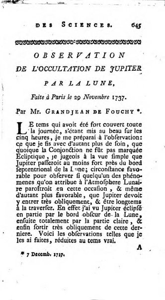 Histoire de l'Académie royale des sciences avec les Mémoires de mathematique & de physique, pour la même année, tires des registres de cette Académie.