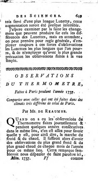 Histoire de l'Académie royale des sciences avec les Mémoires de mathematique & de physique, pour la même année, tires des registres de cette Académie.