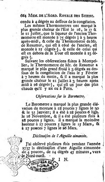 Histoire de l'Académie royale des sciences avec les Mémoires de mathematique & de physique, pour la même année, tires des registres de cette Académie.