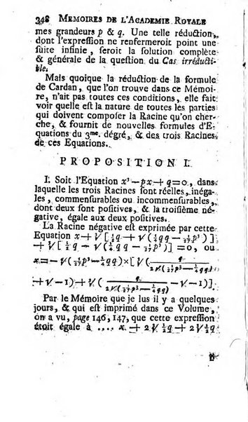 Histoire de l'Académie royale des sciences avec les Mémoires de mathematique & de physique, pour la même année, tires des registres de cette Académie.