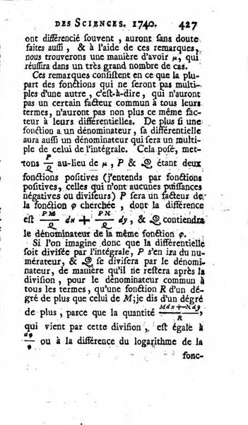 Histoire de l'Académie royale des sciences avec les Mémoires de mathematique & de physique, pour la même année, tires des registres de cette Académie.