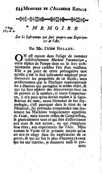 Histoire de l'Académie royale des sciences avec les Mémoires de mathematique & de physique, pour la même année, tires des registres de cette Académie.