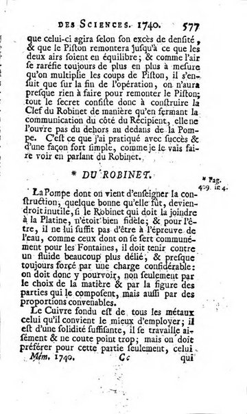 Histoire de l'Académie royale des sciences avec les Mémoires de mathematique & de physique, pour la même année, tires des registres de cette Académie.