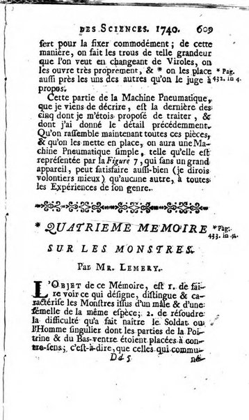 Histoire de l'Académie royale des sciences avec les Mémoires de mathematique & de physique, pour la même année, tires des registres de cette Académie.