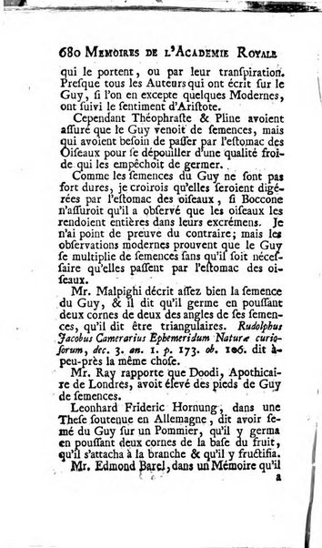 Histoire de l'Académie royale des sciences avec les Mémoires de mathematique & de physique, pour la même année, tires des registres de cette Académie.