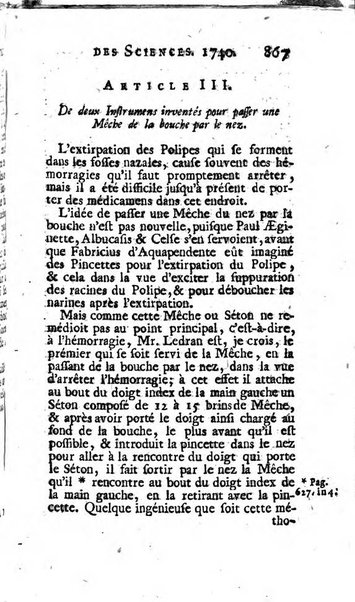 Histoire de l'Académie royale des sciences avec les Mémoires de mathematique & de physique, pour la même année, tires des registres de cette Académie.