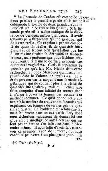 Histoire de l'Académie royale des sciences avec les Mémoires de mathematique & de physique, pour la même année, tires des registres de cette Académie.