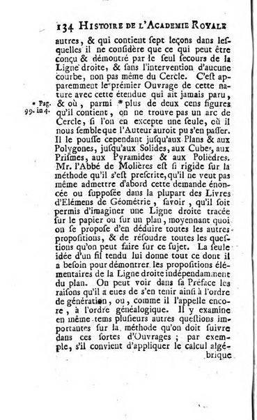 Histoire de l'Académie royale des sciences avec les Mémoires de mathematique & de physique, pour la même année, tires des registres de cette Académie.