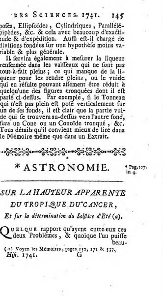 Histoire de l'Académie royale des sciences avec les Mémoires de mathematique & de physique, pour la même année, tires des registres de cette Académie.