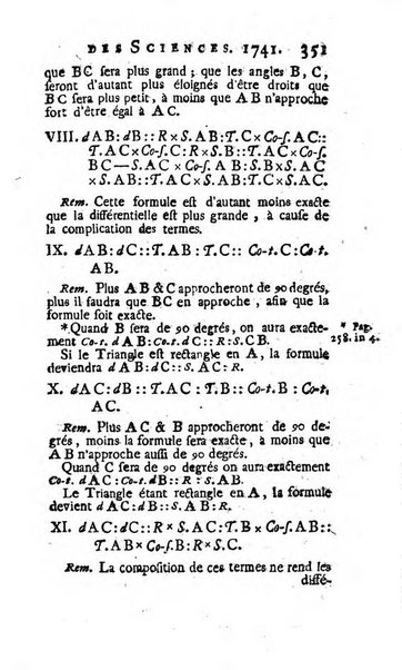 Histoire de l'Académie royale des sciences avec les Mémoires de mathematique & de physique, pour la même année, tires des registres de cette Académie.