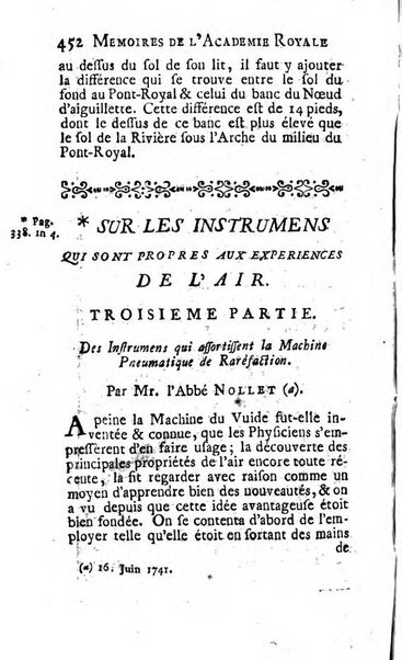 Histoire de l'Académie royale des sciences avec les Mémoires de mathematique & de physique, pour la même année, tires des registres de cette Académie.