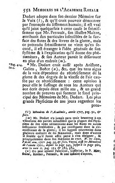 Histoire de l'Académie royale des sciences avec les Mémoires de mathematique & de physique, pour la même année, tires des registres de cette Académie.