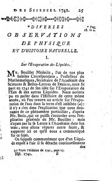 Histoire de l'Académie royale des sciences avec les Mémoires de mathematique & de physique, pour la même année, tires des registres de cette Académie.