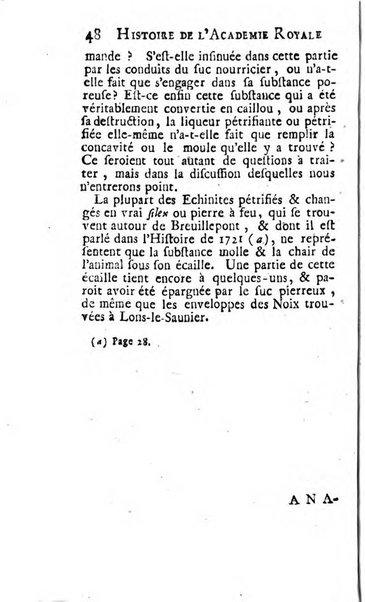 Histoire de l'Académie royale des sciences avec les Mémoires de mathematique & de physique, pour la même année, tires des registres de cette Académie.