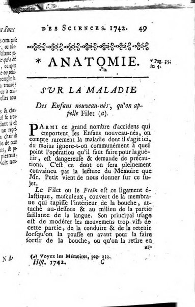 Histoire de l'Académie royale des sciences avec les Mémoires de mathematique & de physique, pour la même année, tires des registres de cette Académie.