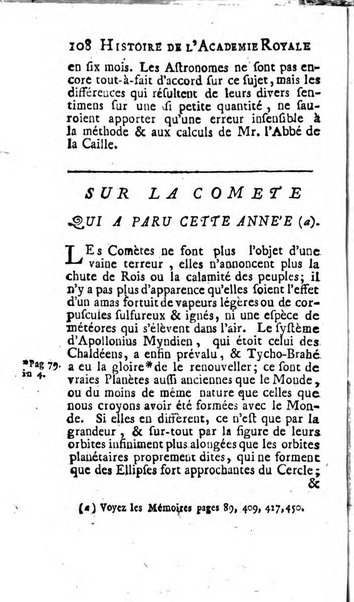 Histoire de l'Académie royale des sciences avec les Mémoires de mathematique & de physique, pour la même année, tires des registres de cette Académie.