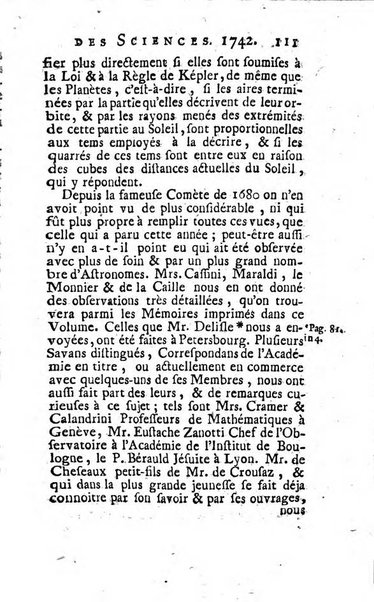 Histoire de l'Académie royale des sciences avec les Mémoires de mathematique & de physique, pour la même année, tires des registres de cette Académie.