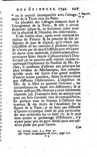 Histoire de l'Académie royale des sciences avec les Mémoires de mathematique & de physique, pour la même année, tires des registres de cette Académie.