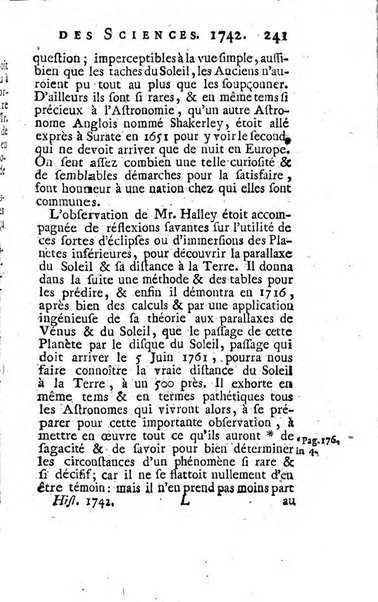 Histoire de l'Académie royale des sciences avec les Mémoires de mathematique & de physique, pour la même année, tires des registres de cette Académie.