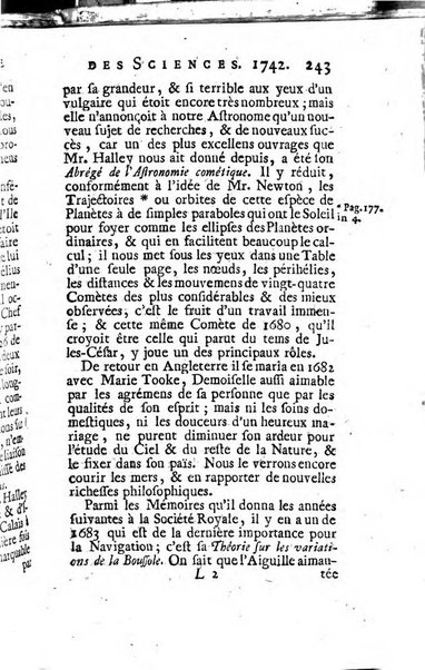 Histoire de l'Académie royale des sciences avec les Mémoires de mathematique & de physique, pour la même année, tires des registres de cette Académie.