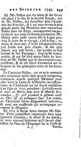 Histoire de l'Académie royale des sciences avec les Mémoires de mathematique & de physique, pour la même année, tires des registres de cette Académie.