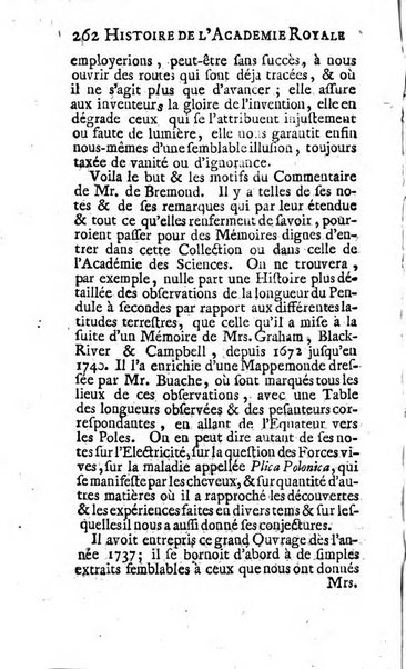 Histoire de l'Académie royale des sciences avec les Mémoires de mathematique & de physique, pour la même année, tires des registres de cette Académie.