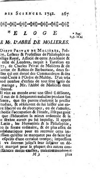 Histoire de l'Académie royale des sciences avec les Mémoires de mathematique & de physique, pour la même année, tires des registres de cette Académie.