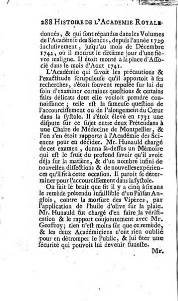 Histoire de l'Académie royale des sciences avec les Mémoires de mathematique & de physique, pour la même année, tires des registres de cette Académie.